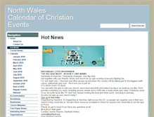 Tablet Screenshot of north-wales-christian-events.co.uk
